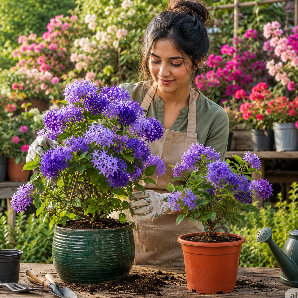 💜 Premium Nilmoni Lota (Petrea Volubilis) | Rare Purple Flowering Vine