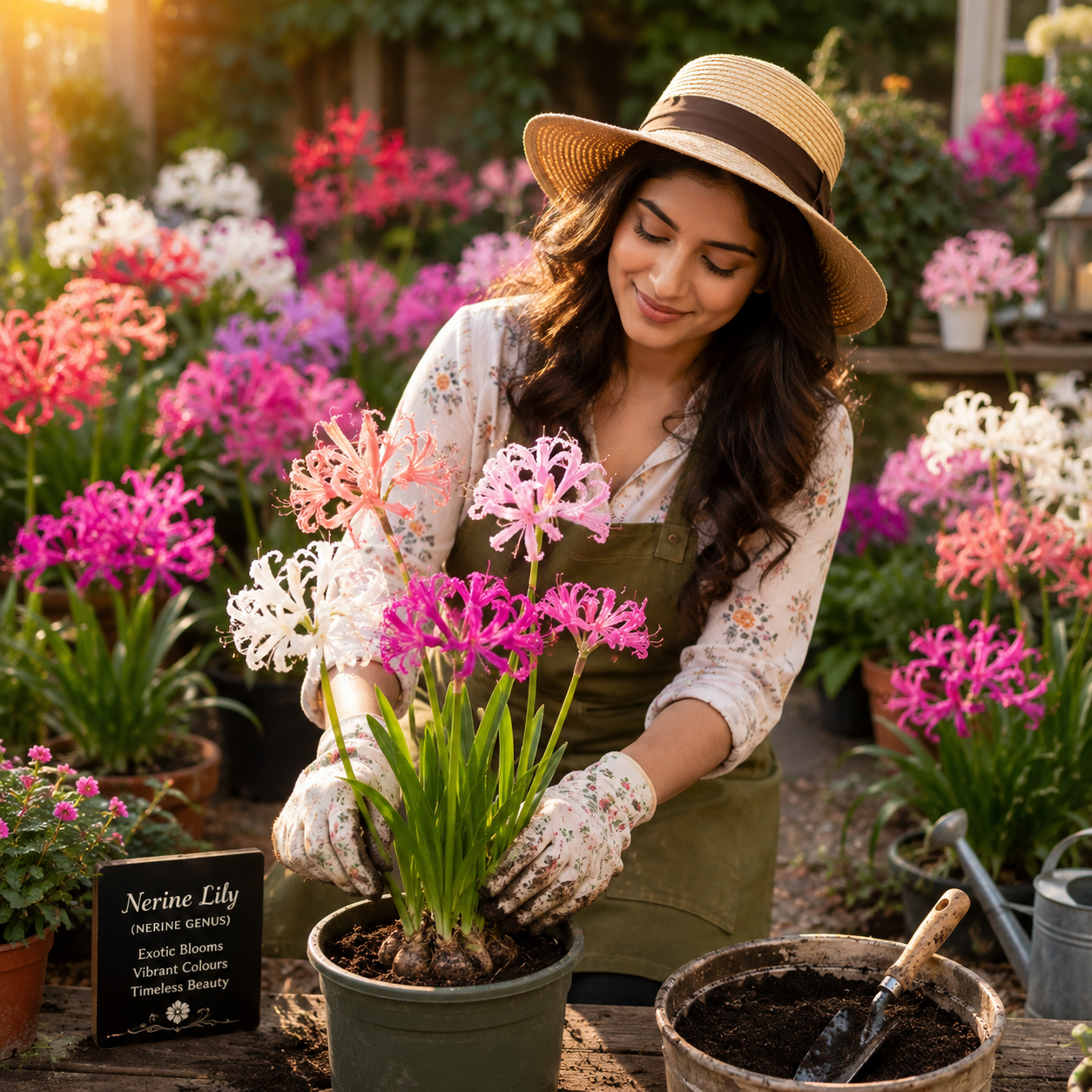Premium Nerine Lily Multi Colour Bulbs Combo Pack | Rare Exotic Blooms | Easy to Grow