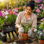 🌿 Nun Orchid – Nature's Sacred Beauty | Premium Exotic Flower Bulbs