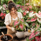 🌿 Premium Caladium Plant Bulbs Combo Pack | Rare Exotic Colorful Foliage Garden Plant 🌿
