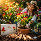 🌺 Premium Flame Lily (Gloriosa Lily) Bulbs Combo Pack | Rare Exotic Flowering Variety