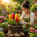 🌟 Premium Red & Yellow Shampoo Ginger Lily Bulbs Combo Pack